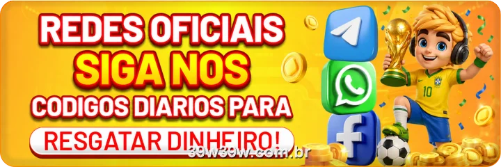 Redes oficiais do 39W com códigos diários